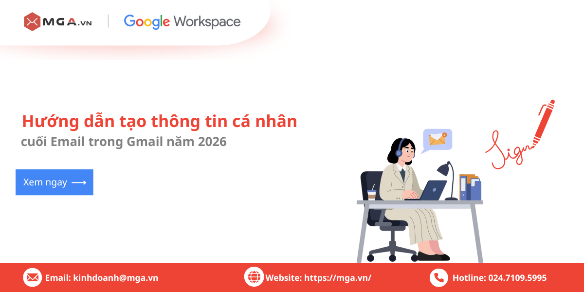 cách tạo thông tin cá nhân cuối email trong gmail